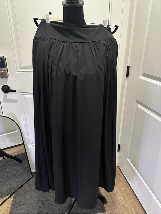 HALARA Dresses & Skirts - Classic Black Maxi Skirt - Women's Gathered Waist